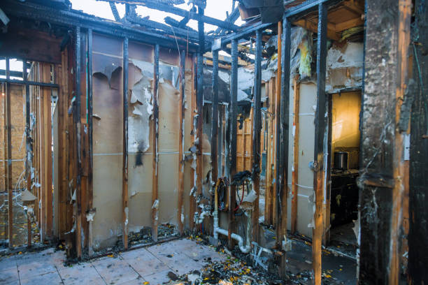 Professional Soot Cleanup technician working in Cypress, TX